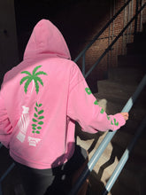Load image into Gallery viewer, DUBLAB PINK PALM TREE EVERYBODY.WORLD HOODIE