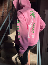 Load image into Gallery viewer, DUBLAB PINK PALM TREE EVERYBODY.WORLD HOODIE