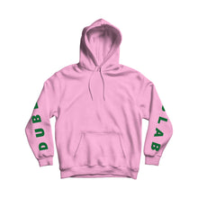 Load image into Gallery viewer, DUBLAB PINK PALM TREE EVERYBODY.WORLD HOODIE