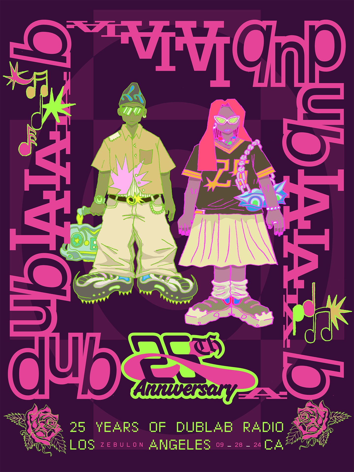 Poster - dublab x Studio KOTO 2th Anniversary