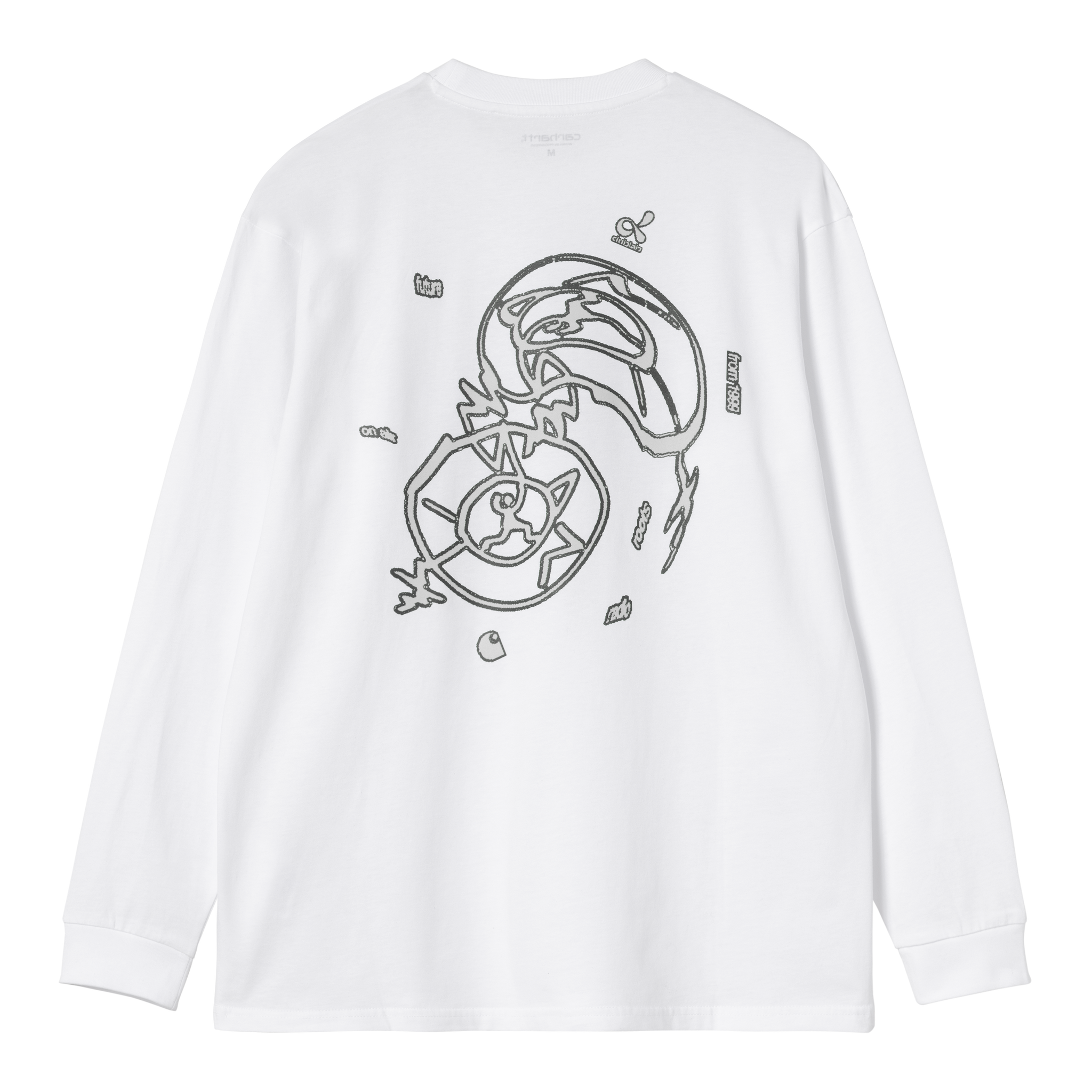 dublab x Carhartt WIP White Long Sleeve T-Shirt dublab x Carhartt WIP White Long Sleeve T-Shirt