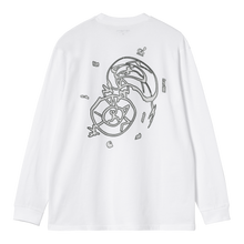 Load image into Gallery viewer, dublab x Carhartt WIP White Long Sleeve T-Shirt
