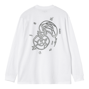 dublab x Carhartt WIP White Long Sleeve T-Shirt