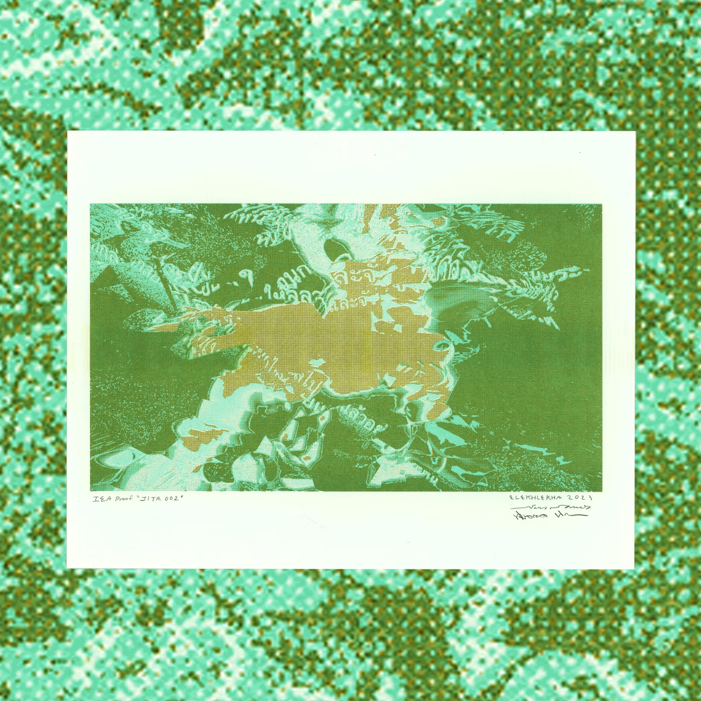 Elekhlekha - Jitr จิตร “Decaying” Risograph