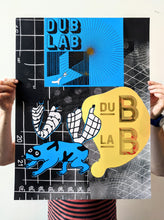 Load image into Gallery viewer, dublab poster by Mark Allen of Machine Project

