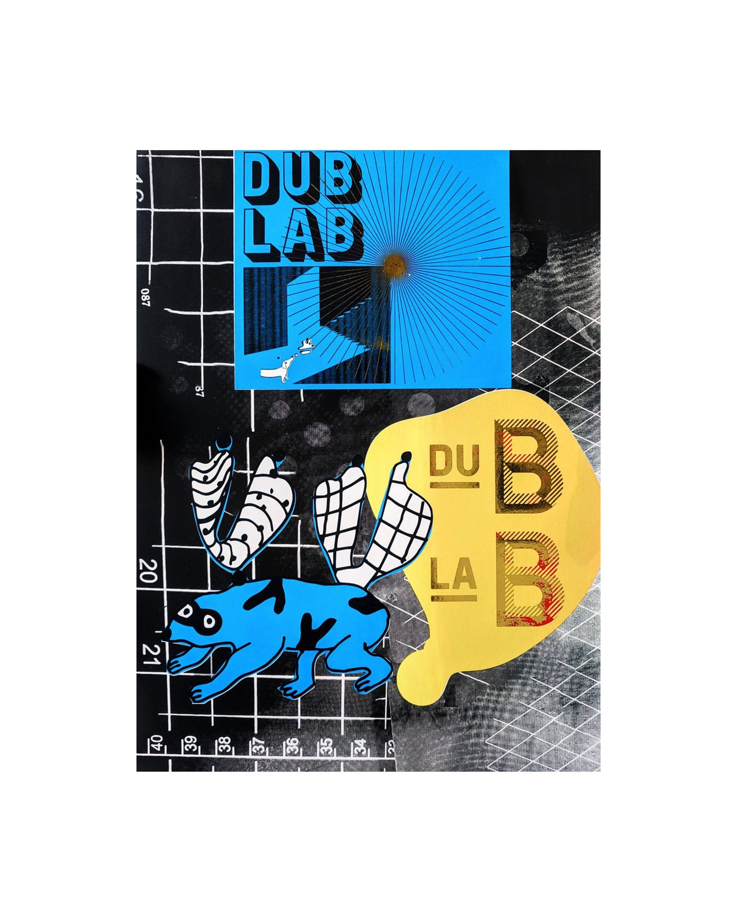 dublab poster by Mark Allen of Machine Project